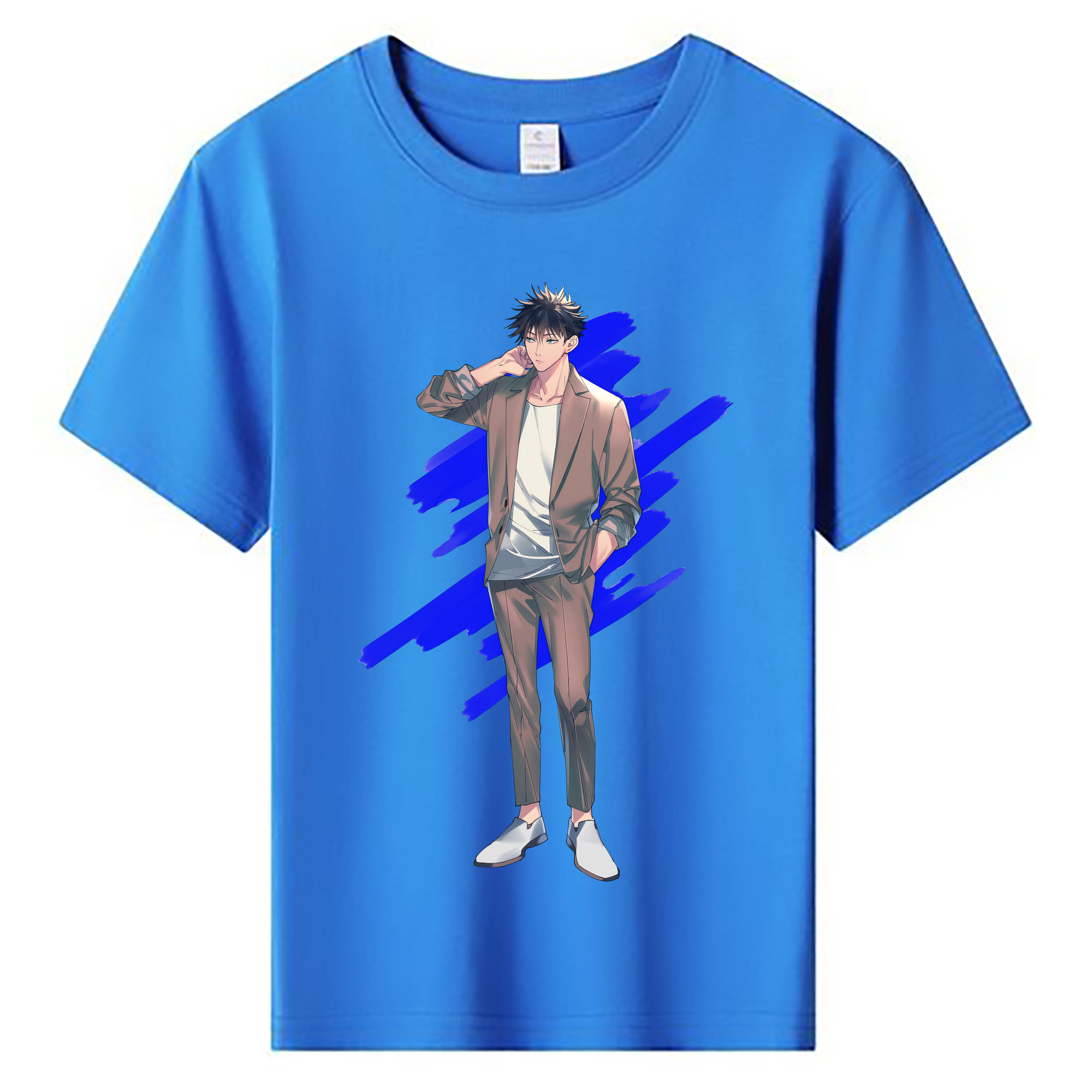 （画像用） 呪術廻戦 Jujutsu Kaisen 綿100％キッズTシャツ（フロントプリント）